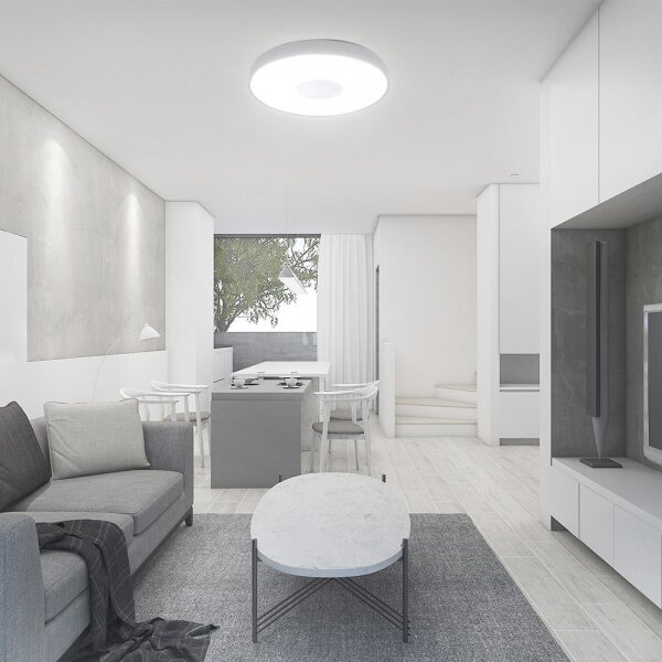 Plafonieră LED dimabilă LED/40W/230V 3000-6500K 39 cm alb + telecomandă