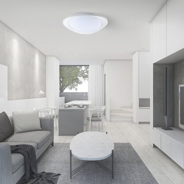 Plafonieră LED dimabilă LED/40W/230V 3000-6500K 45 cm alb + telecomandă