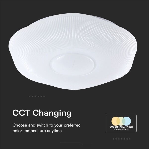 Plafonieră LED dimabilă LED/40W/230V 3000-6500K 40 cm alb + telecomandă
