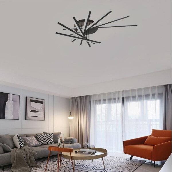 Lustră LED dimabilă aplicată LED/120W/230V 3000-6500K + telecomandă