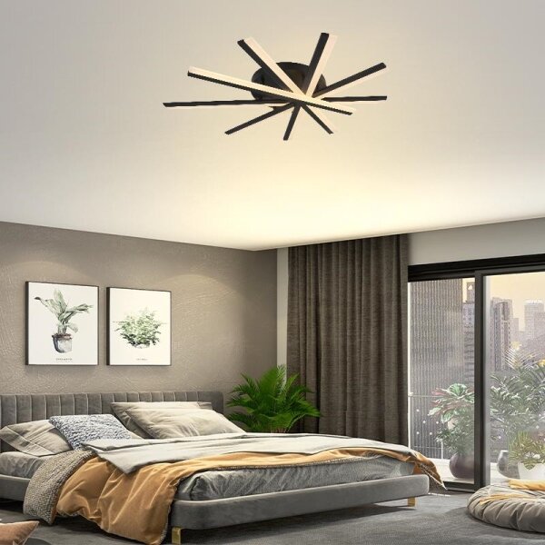 Lustră LED dimabilă aplicată LED/75W/230V 3000-6500K + telecomandă