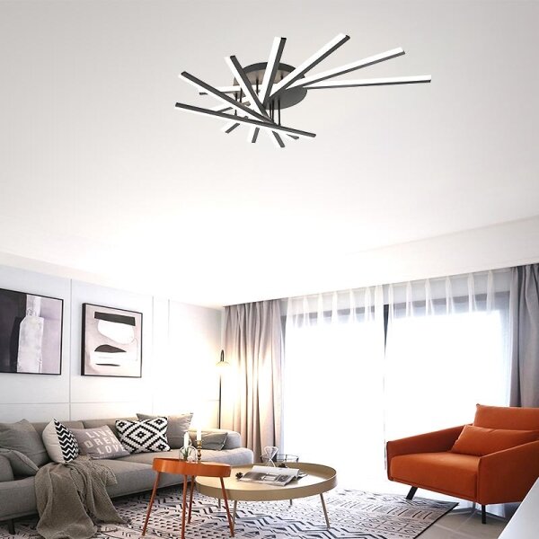 Lustră LED dimabilă aplicată LED/120W/230V 3000-6500K + telecomandă