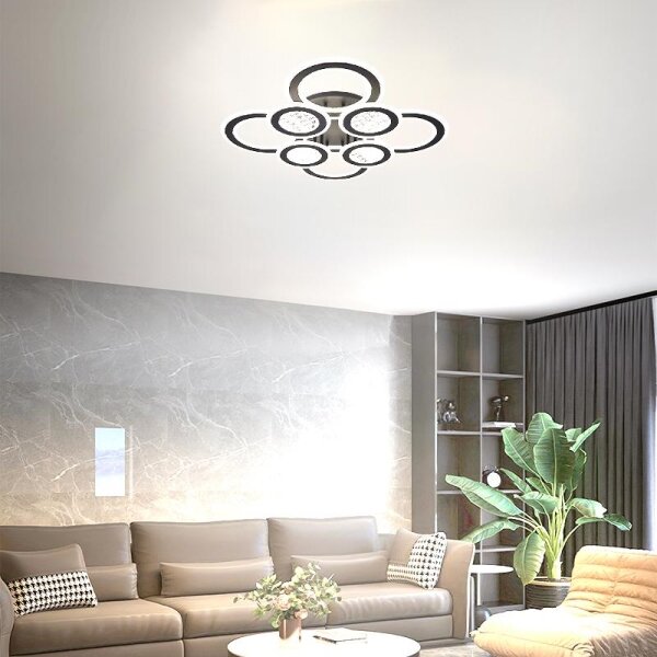 Lustră LED dimabilă aplicată LED/200W/230V 3000-6500K + telecomandă