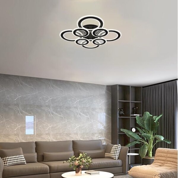 Lustră LED dimabilă aplicată LED/200W/230V 3000-6500K + telecomandă
