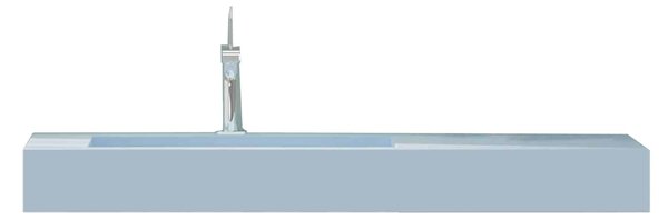 Lavoar lemn masiv Suspendat 80-120cm Bleu - White Oak, Lavoar 80 cm