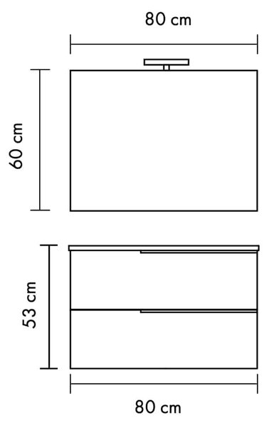 Set lemn masiv Mobilier Baie Suspendat Marco