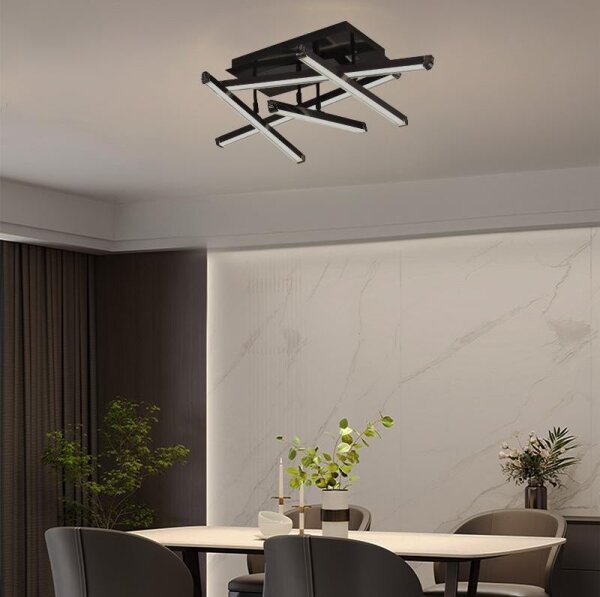 Lustră LED dimabilă aplicată LED/60W/230V 3000-6500K + telecomandă