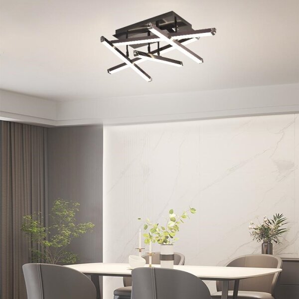 Lustră LED dimabilă aplicată LED/60W/230V 3000-6500K + telecomandă