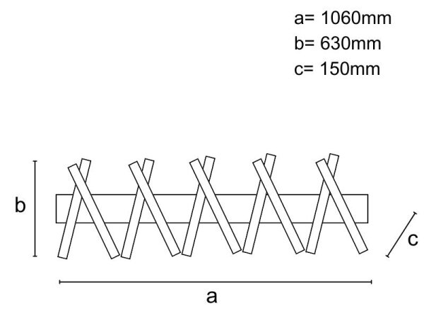Lustră LED dimabilă aplicată LED/125W/230V 3000-6500K + telecomandă