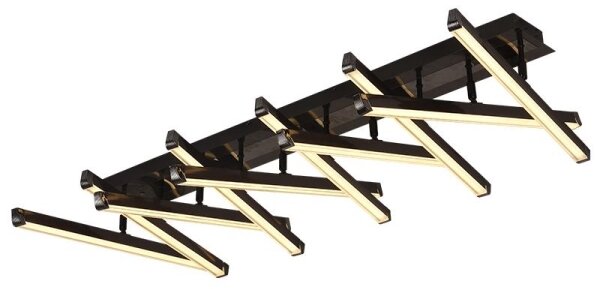 Lustră LED dimabilă aplicată LED/125W/230V 3000-6500K + telecomandă