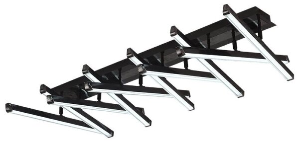 Lustră LED dimabilă aplicată LED/125W/230V 3000-6500K + telecomandă