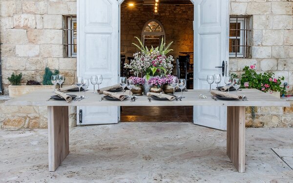 Masă stejar masiv Dining Alma - 140x80cm