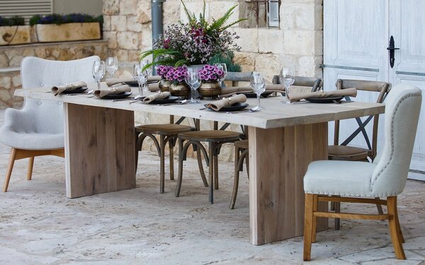 Masă stejar masiv Dining Alma - 140x80cm