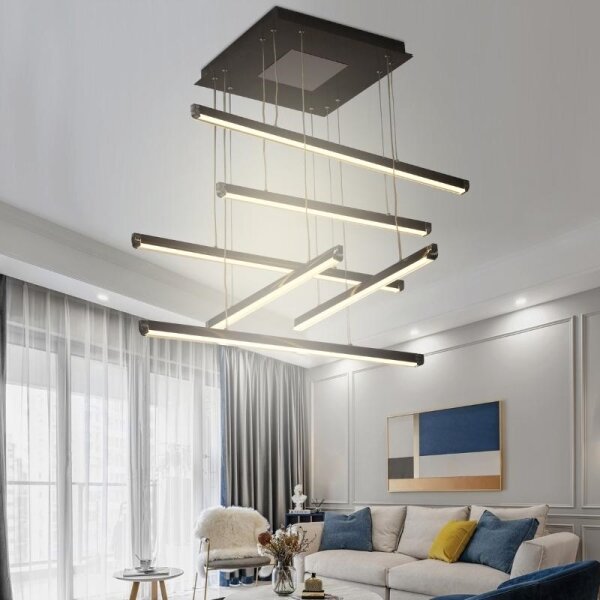 Lustră LED dimabilă aplicată LED/100W/230V 3000-6500K + telecomandă