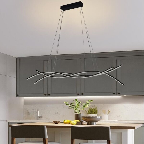 Lustră LED dimabilă aplicată LED/80W/230V 3000-6500K + telecomandă