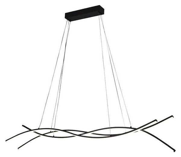 Lustră LED dimabilă aplicată LED/80W/230V 3000-6500K + telecomandă