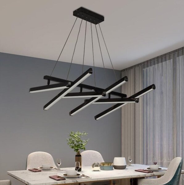 Lustră LED dimabilă aplicată LED/90W/230V 3000-6500K + telecomandă