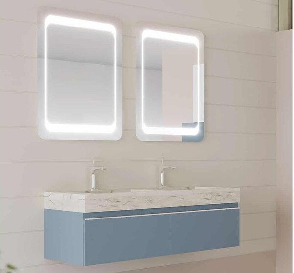 Set lemn masiv Mobilier Baie Suspendat Giulia Lavoar Dublu
