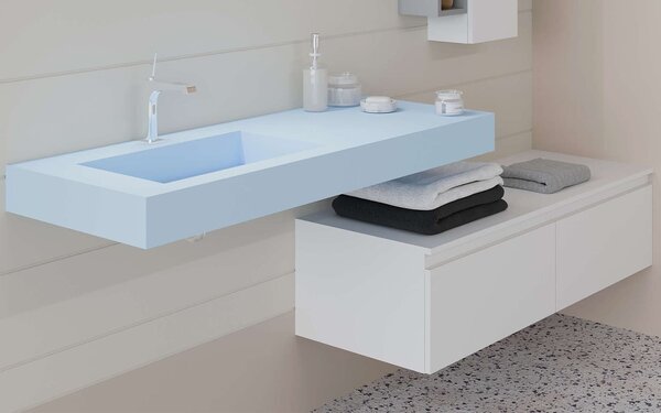 Set lemn masiv Mobilier Baie Suspendat Giulia