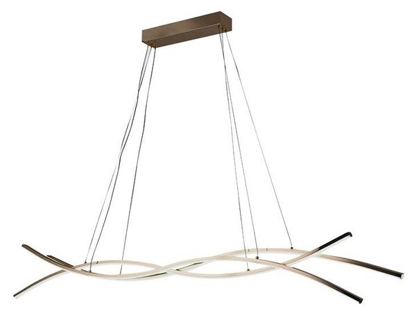 Lustră LED dimabilă aplicată LED/80W/230V 3000-6500K + telecomandă