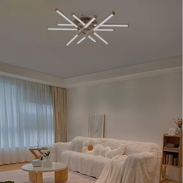 Lustră LED dimabilă aplicată LED/90W/230V 3000-6500K + telecomandă