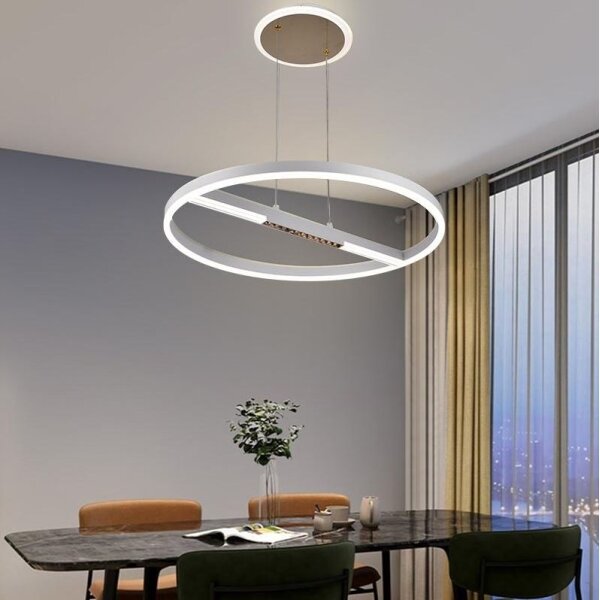 Lustră LED dimabilă aplicată LED/75W/230V 3000-6500K + telecomandă