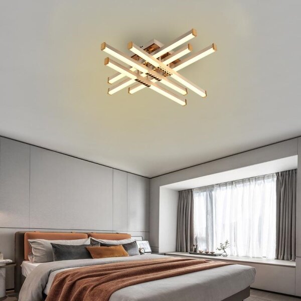 Lustră LED dimabilă aplicată LED/90W/230V 3000-6500K + telecomandă