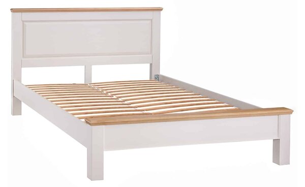 Pat lemn masiv natur Sussane Gri/ - 90x200