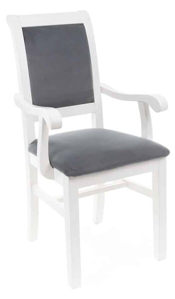 Scaun lemn masiv Lancaster Configurabil, 56 × 46,5 × 98,5 cm - Alb
