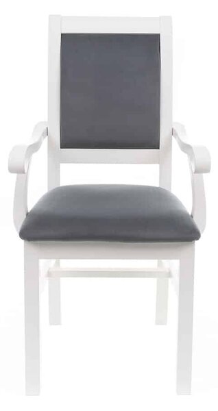 Scaun lemn masiv Lancaster Configurabil, 56 × 46,5 × 98,5 cm - Alb