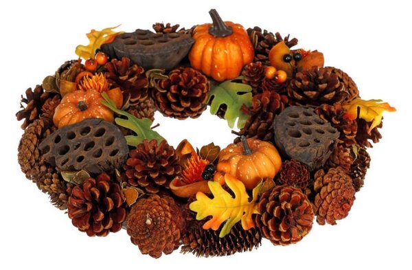 Coroană de toamnă Retlux HALLOWEEN d. 35 cm