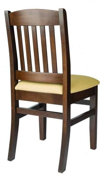 Scaun lemn masiv Hubert Configurabil, 46,5 × 43 × 88,5 cm - Alb