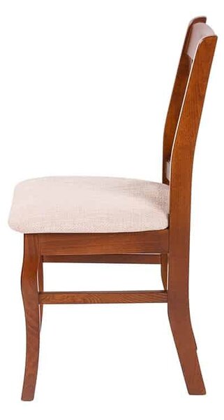 Scaun lemn masiv Gerald Configurabil, 44 × 47 × 90 cm - Alb