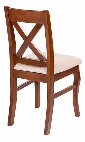 Scaun lemn masiv Gerald Configurabil, 44 × 47 × 90 cm - Alb