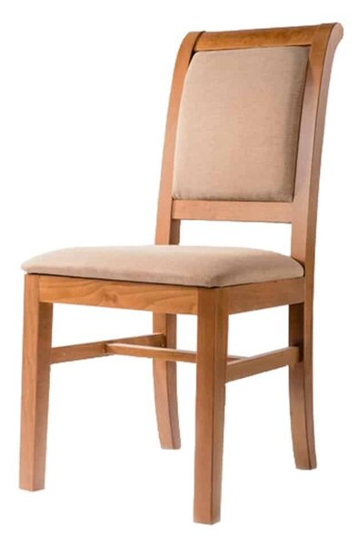 Scaun lemn masiv Malcolm Configurabil, 48,5 × 46,5 × 98,5 cm - Alb