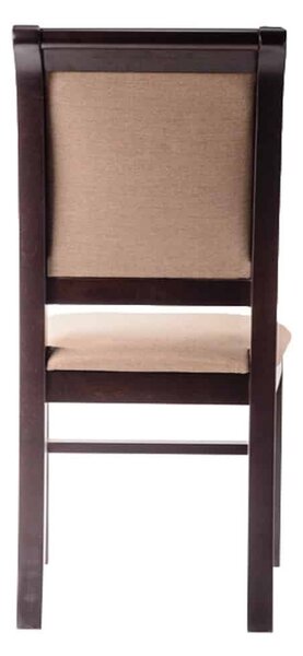 Scaun lemn masiv Malcolm Configurabil, 48,5 × 46,5 × 98,5 cm - Alb