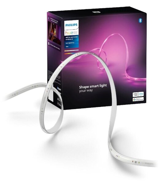 Philips Hue WACA - bandă LED RGBW reglabilă 10 m, 20 W, 230 V, 2000-6500K