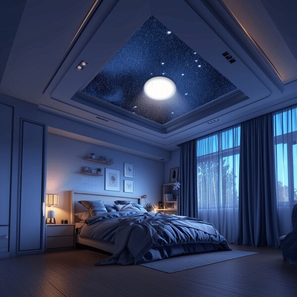 Plafonieră LED RGBW pentru baie Aigostar LED/12W/230V IP44 + telecomandă