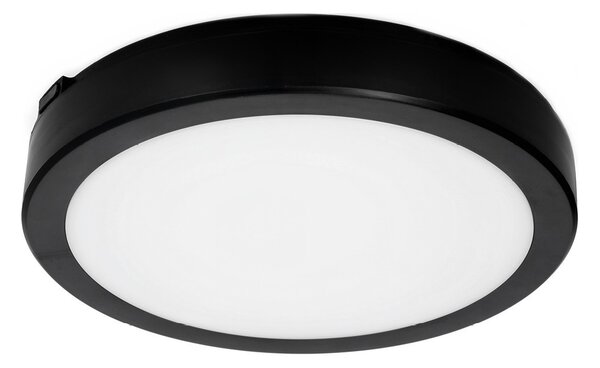 Plafonieră LED cu senzor pentru baie NAIROS LED/24W/230V IP65 cm negru + telecomandă