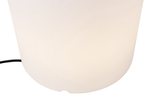 Lampă de podea exterioară albă 60 cm ghiveci de flori IP44 - Verano