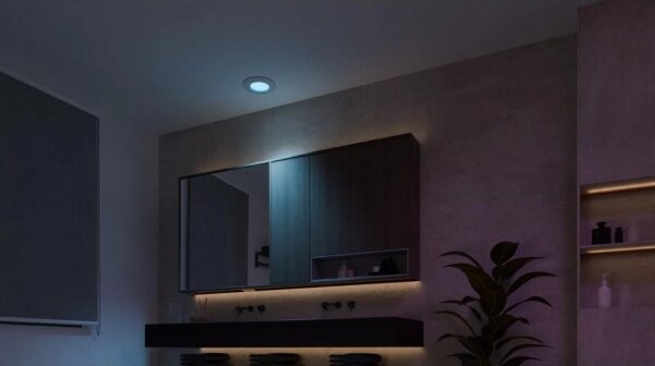 Corp de iluminat LED RGBW dimabil pentru baie Hue SLIM LED/8,3W/230V IP44