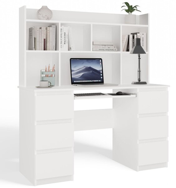 Masă PC Kwazulu 1 (alb) (cu suprastructură). Promo -17%. 1132439