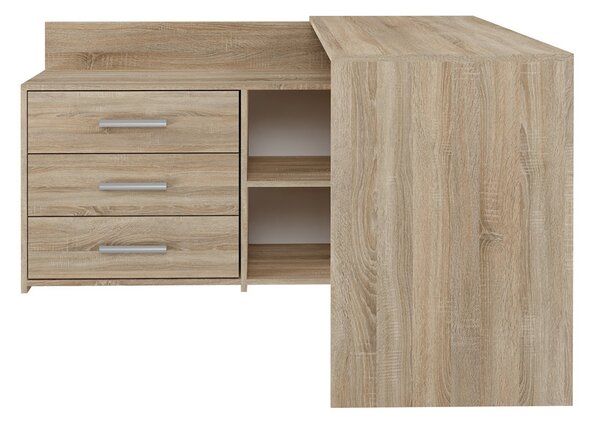 Masă PC de colț Debio 1 (stejar sonoma). Promo -12%. 1132466