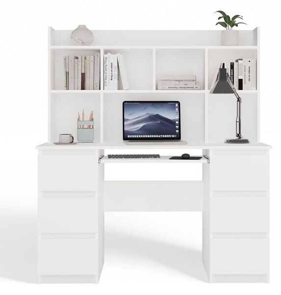 Masă PC Kwazulu 1 (alb) (cu suprastructură). Promo -17%. 1132439