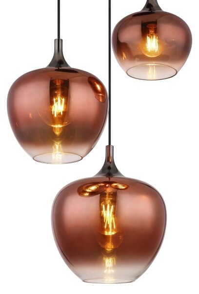 Lustră pe cablu Globo 15548-3HG MAXY 3xE27/40W/230V