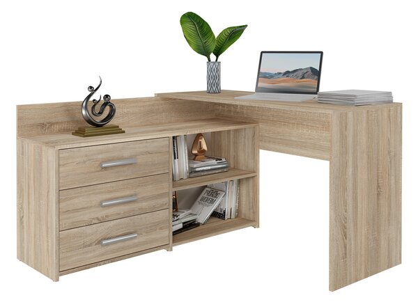 Masă PC de colț Debio 1 (stejar sonoma). Promo -12%. 1132466