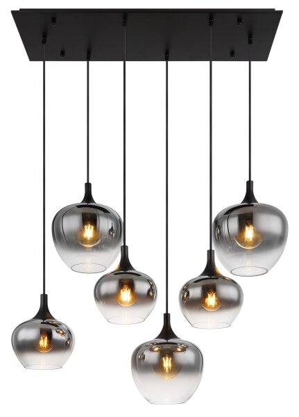 Lustră pe cablu Globo 15548-6H MAXY 6xE27/40W/230V