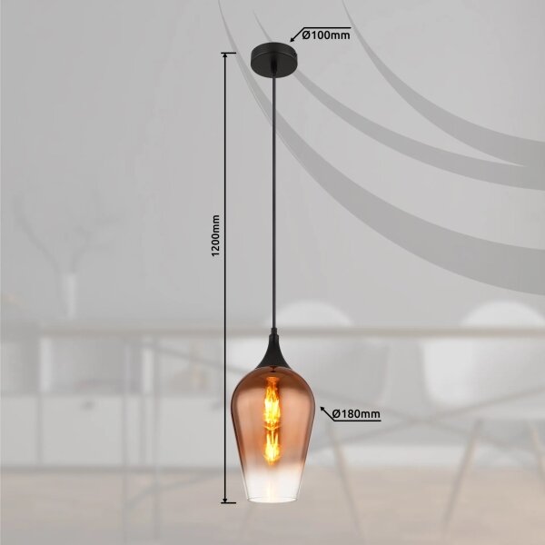 Lustră pe cablu Globo 15552H1 LAVUS 1xE27/60W/230V