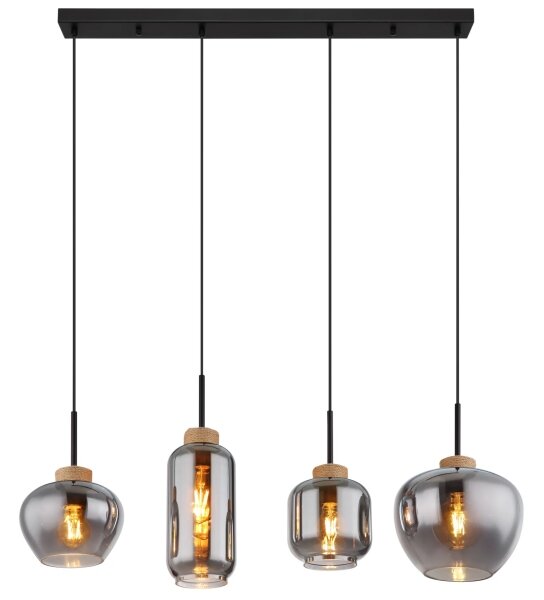Lustră pe cablu Globo 15549-4H MATT 4xE27/40W/230V