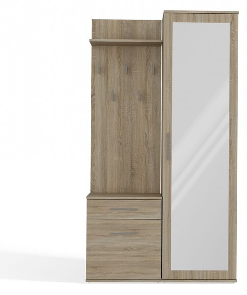 Set mobilier hol Dialogos 1 (stejar sonoma) (cu oglindă). Promo -14%. 1132537